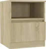 vidaXL Noční stolek Sonoma Dub 40x40x50 cm výrobek ze dřeva Náhled obrázku produktu 2
