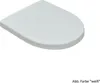 A white toilet seat on a white background. Podgląd zdjęcia produktu