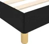 vidaXL Cadre de lit avec tête de lit sans matelas noir Voir les images du produit 5