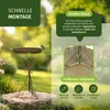 Moritz Vogeltränke Vogelbad Rostoptik braun mit kleinem Produktbild-Vorschau 8