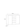 Kommode Beistellschrank Sideboard Anrichte Schrank Produktbild-Vorschau 6