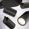 LED bodové světlo otočné retro černé GU10 stropní svítidlo Náhled obrázku produktu 6
