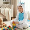Schlafanzug Onesie Kigurumi Verkleidung Kostüm Weiß Einhorn Produktbild-Vorschau 3