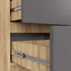 AKORD Furniture Factory OP0LK-6ARTSZAR004, Dąb, 5 szuf., Podgląd zdjęcia produktu 4
