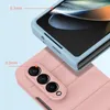 Close-up view of two phone cases, one light blue and one pink, with measurements indicated. Produktbild-Vorschau