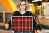 MuchoWow® Laptop Aufkleber Sticker Cover Tartan - Kariert - Produktbild-Vorschau 5