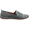 Gemini Damen Slipper Leder Mokassin floral Blumen Cutouts Produktbild-Vorschau 19