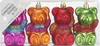 Christbaumschmuck Teddybären 8cm Kunststoff 4er Set - Mille Produktbild-Vorschau 1