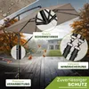tillvex® Ombrellone rettangolare in alluminio Ø 330 cm Anteprima dell’immagine prodotto 7