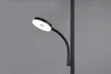 Trio LED Stehleuchte Specter 17 + 4,5 W schwarz matt Produktbild-Vorschau 2
