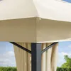 TOOLPORT Tonnelle de Jardin 3x3 m pavillon, bâche de toit Voir les images du produit 8