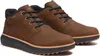 A pair of brown Timberland boots on a white background. Produktbild-Vorschau