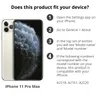 An iPhone 11 Pro Max is shown next to instructions on how to check the model number for compatibility. Anteprima dell’immagine prodotto