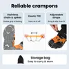 vidaXL Eiskrallen für Schuhe Orange L Produktbild-Vorschau 5