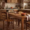 Bunte Rustikale Holzstühle im Landhausstil für Küche und Produktbild-Vorschau 4