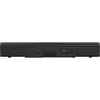 The back of a black soundbar is shown against a white background. Podgląd zdjęcia produktu