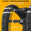 HOMCOM Gilet lesté réglable 10 kg pour musculation, noir Voir les images du produit 6