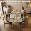 HOMCOM Esstisch, 110 x 70 cm Küchentisch für 4 Personen für Produktbild-Vorschau 4