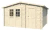 WOODTEX Naturbelassen Gartenhaus Blockbohlenhaus Aster 1 B, Produktbild-Vorschau 9