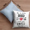Trendation - Du Wirst Onkel Deko-Kissen mit Füllung 40x40 Produktbild-Vorschau 4