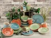 CreaTable Country bunt Kombiservice 24-tlg Steinzeug Produktbild-Vorschau 3