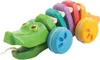 PlanToys giocattolo in legno alligatore arcobaleno Anteprima dell’immagine prodotto 1