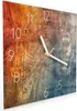 Wanduhr aus Glas mit Motiv Abstrakte Farbkarte- 30 x 30 cm Produktbild-Vorschau 2