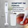GOURMETmaxx Stabmixer mit Messbecher - weiß/grau Produktbild-Vorschau 4