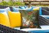 MuchoWow® Outdoor Kissen - Stilleben mit Blumen - Gemälde Produktbild-Vorschau 4