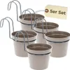 Hängender Blumentopf 5er Set Hängeblumentopf Hänge Produktbild-Vorschau 1