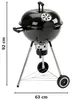 LANDMANN Holzkohle-Kugelgrill 11103 92cm schwarz Produktbild-Vorschau 3