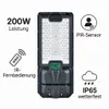 Lampa uliczna MasterLED Solar Lix – 6000K zimna biel – 200W Podgląd zdjęcia produktu 4