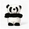Knuffelbeer Panda, 30 cm – Zachte, zwarte en witte Productafbeelding-voorbeeld 1
