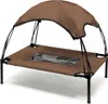 Wiltec letto per cani con tetto marrone 76 x 60 x 16 cm Anteprima dell’immagine prodotto 2