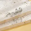 FUNEIA Ohrringe Set Silber 925 14K Vergoldet Zirkonia Produktbild-Vorschau 7