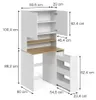 Waschmaschinenschrank Vicco Viktor Weiß/Artisan-Eiche 93.6 Produktbild-Vorschau 2