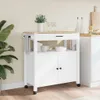 vidaXL Kuchynský vozík MONZA 84x40x88,5 cm z masívneho Náhľad obrázku produktu 3