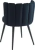 Stuhl 6er-Set - Samt & Metall - Schwarz - PRANILA von Produktbild-Vorschau 8
