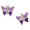 Scout Kinder Ohrringe Ohrstecker Silber Schmetterling lila Produktbild-Vorschau 8