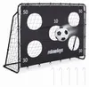 Relaxdays Fußballtor mit Torwand, Garten, Kinder & Produktbild-Vorschau 1