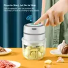 Elektrický drtič kuchyně, mini multi drtič česneku kráječ Náhled obrázku produktu 2