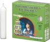 Candele piramidali 17/100 bianche – Set di 12 candele Anteprima dell’immagine prodotto 1