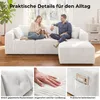 Cord Modulsofa mit Tiefsitz, frei kombinierbares Ecksofa Produktbild-Vorschau 10