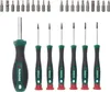 A set of screwdrivers and bits on a white background. Produktbild-Vorschau