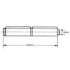 Scharnier 60mm Stahl-Fallprofil schweißbar abnehmbarer Produktbild-Vorschau 2