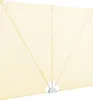 vidaXL Éventail latéral de terrasse pliable Crème 240×160 Voir les images du produit 5