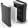 An exploded view of an air purifier, showing its components: the outer casing, the filter, and the fan unit. Anteprima dell’immagine prodotto
