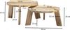 FineBuy Couchtisch Set 2er Mango Massivholz rund Natur · Produktbild-Vorschau 7