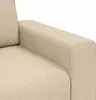 vidaXL 2-Sitzer-Sofa Creme 160x77x82 cm Stoff Produktbild-Vorschau 7