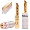 Hohl Bananenstecker 4mm vergoldet 16x Stecker NEXMEX für Produktbild-Vorschau 1